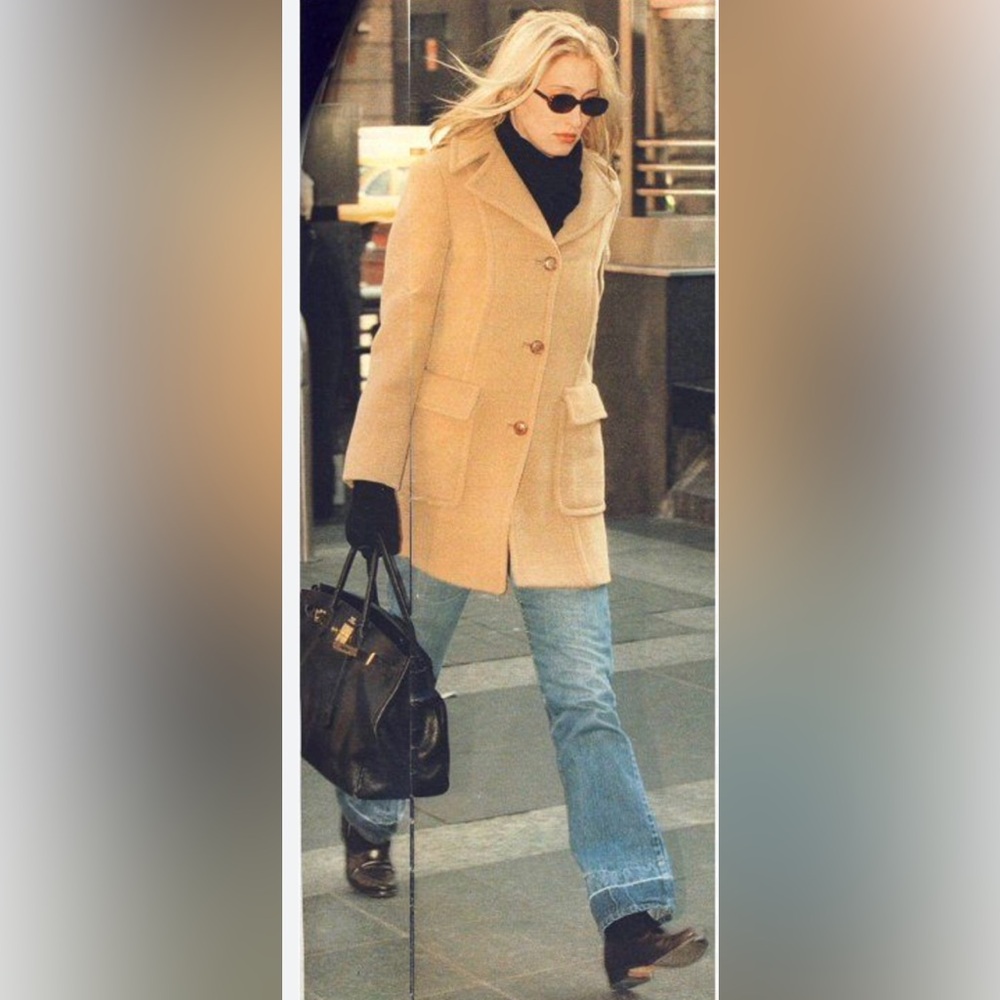Rare Prada 1996 Coat Sz 38 XS Carolyn Bessette Kennedy CBK Love Story - Picture 7 of 11